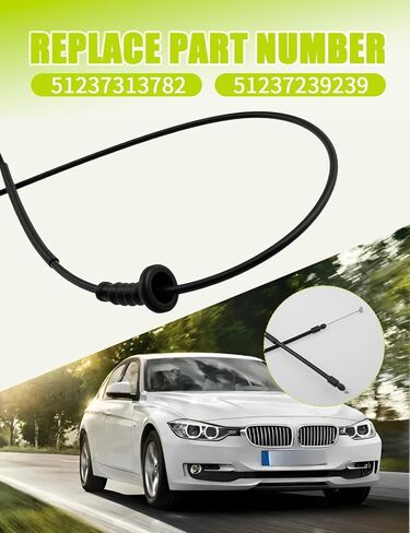 Rear Engine Hood Release Cable Wire Fit for BMW 320i 330i 428i 430i M2 M3 M4 Replace 51237313782 51237239239 in Saudi Arabia