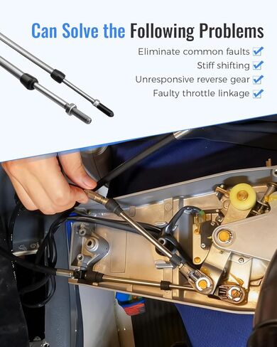 Reverse/Shift Cable Fit for Yamaha Jet Boat AR/SR/SX Series - Replaces F2A-U149C-00-00, (2007-2018) in Kuwait