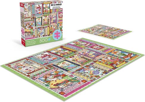 Ceaco - EZ2Hold - Tracy Flickinger - Garden Fairies - 500 Piece Jigsaw Puzzle for Adults - Challenging Puzzle Perfect for Game Nights - Finished Size is 26 x 19 in Kuwait