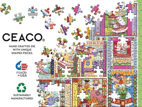 Ceaco - EZ2Hold - Tracy Flickinger - Garden Fairies - 500 Piece Jigsaw Puzzle for Adults - Challenging Puzzle Perfect for Game Nights - Finished Size is 26 x 19 in Kuwait