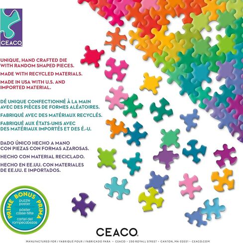 Ceaco - EZ2Hold - Tracy Flickinger - Garden Fairies - 500 Piece Jigsaw Puzzle for Adults - Challenging Puzzle Perfect for Game Nights - Finished Size is 26 x 19 in Kuwait