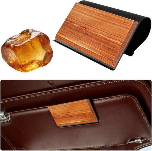 Wood Car Air Freshener,Magnetic Wood Car Fresheners Long Lasting for Absorbing Unpleasant Smells,Reusable Wooden Cars Freshener Cars Interior Accessories for Truck & SUVs (Coconut) in Saudi Arabia