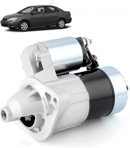Starter Motor 17841N Fit for Toyota Corolla Matrix, for Pontiac Vibe 2003-2008 1.8L L4 Automotive Replacement Engine Starters 28100-0D080, 28100-22090, 88969483, 428000-1310, 428000-0340 in Kuwait