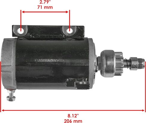 Caltric Starter Compatible with OMC Johnson 40 40E 40El 40R 40Te 40Tel 40Tl 40Hp 1985-1988 in Kuwait