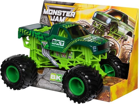 Monster Jam, Official BKT Monster Truck, Collector Die-Cast Vehicle, 1:24 Scale, Kids Toys for Boys and Girls Ages 3 and up in Kuwait