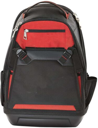 MILWUEKEE 48-22-8200 Suitable for Milwaukee 35-Pocket Impact Resistant 1680 Ballistic Jobsite Backpack, Red, Black in Saudi Arabia