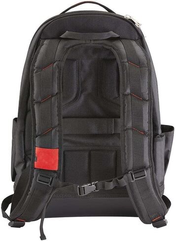 MILWUEKEE 48-22-8200 Suitable for Milwaukee 35-Pocket Impact Resistant 1680 Ballistic Jobsite Backpack, Red, Black in Saudi Arabia