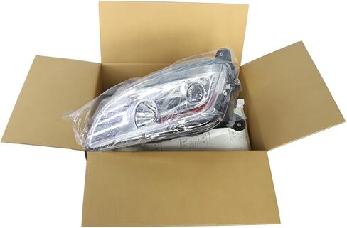 زوج مجموعة المصابيح الأمامية الهالوجين من aostirmotor مناسب لمصابيح أمامية 2013-2020 Peterbilt 579 متوافقة مع 2011-2018 Peterbilt 587 (جانب السائق + الركاب) in Kuwait