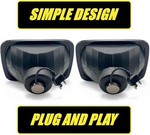 Pair 7x6 5x7 LED High/Low Beam For 1995-1997 Nissan Pickup Hardbody,5x7 7x6 inch Diamond Crystal Clear Semi Sealed Beam Glass Lens Housing Headlights,H4 LED Bulbs,6000K Cool White in Kuwait