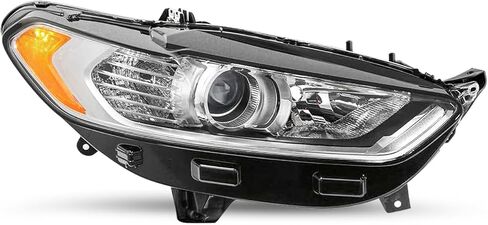 مجموعة مصابيح أمامية لجهاز العرض JSBOYAT بديلة تناسب 2010 إلى 2012 Ford Fusion Headlamp (جانب السائق الأيسر) in Kuwait