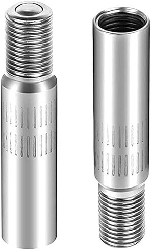 Valve Stem Extension for Motorcycles, RVs, Bicycles, Strollers, Dually Tire Valve Extender, Stainless Steel with Chrome Finish, 3.9cm Length, 2 Pack in Saudi Arabia