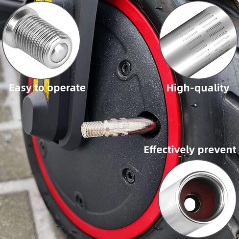 Valve Stem Extension for Motorcycles, RVs, Bicycles, Strollers, Dually Tire Valve Extender, Stainless Steel with Chrome Finish, 3.9cm Length, 2 Pack in Saudi Arabia