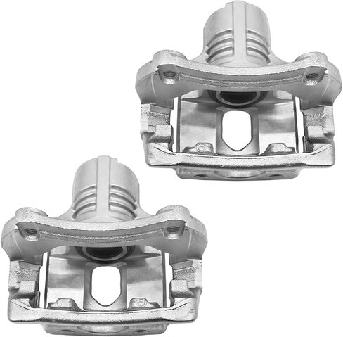 Rear Disc Brake Caliper Assembly with Bracket Compatible with Cadillac CTS 2008 2009 2010 2011 2012 2013 3.0L/3.6L 18-B5118 18-B5119, Rear Driver and Passenger Side, 2pcs Brake Caliper in Kuwait