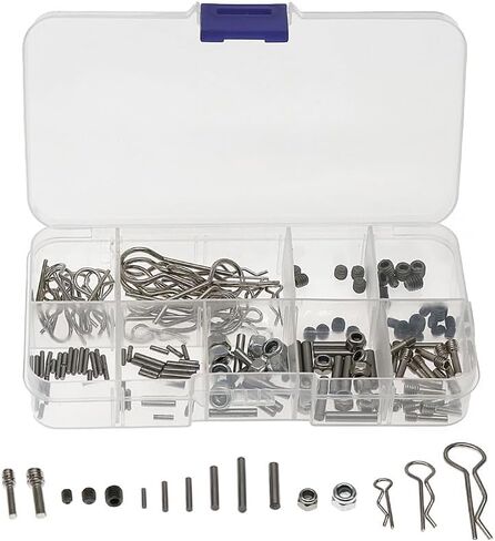 RC Cars 1/8, 1/10, 1/12, 1/16; Driveshafts, Universal Joint Mounting Screws, Coupler Mounting Pins, Set; Driveshaft Mounting Screws Compatible with Axial SCX10 90046, Traxxas TRX-4 D90, Tamiya CC01 in Saudi Arabia