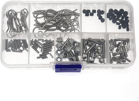 RC Cars 1/8, 1/10, 1/12, 1/16; Driveshafts, Universal Joint Mounting Screws, Coupler Mounting Pins, Set; Driveshaft Mounting Screws Compatible with Axial SCX10 90046, Traxxas TRX-4 D90, Tamiya CC01 in Saudi Arabia