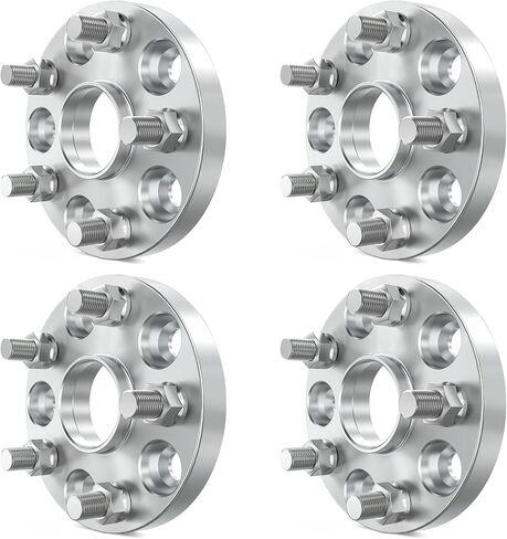 5x114.3 20mm Wheel Spacers 4pcs - Hubcentric 56.1mm | Compatible with Subaru WRX, STI, Forester, Outback, Legacy, Ascent, Tribeca | 5x4.5 Bolt Pattern, M12x1.25 Studs, CNC Forged in Saudi Arabia