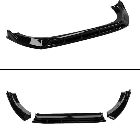 Front Bumper Lip Splitter Compatible with Jeep Renegade 2015-2018 Exterior Accessories Under Chin Spoiler Body Kit Add Underbody Lip On Not for Trailhawk ABS Material Gloss Black in Saudi Arabia