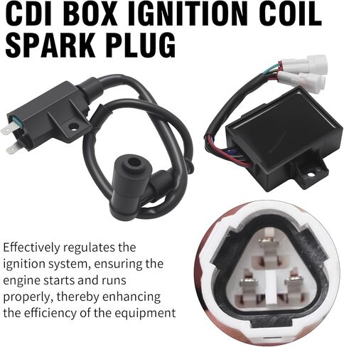 SYOWADA ملف الإشعال CDI Box مجموعة قابس الإشعال، بديل لـ Kawasaki Bayou 220 1988-1995، متوافق مع الموديلات 21121-1160، 21119-1457 in Kuwait
