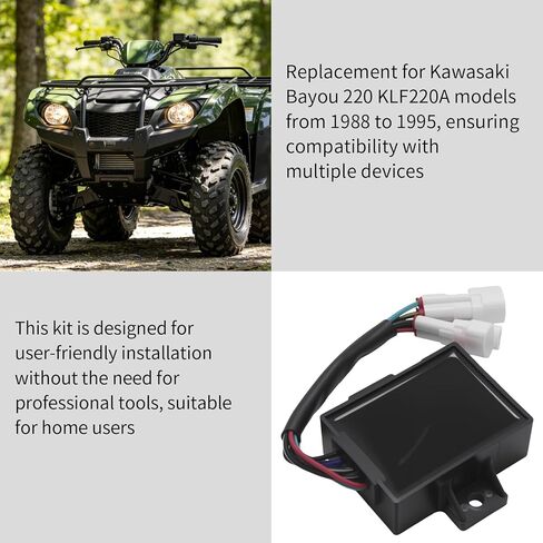 SYOWADA ملف الإشعال CDI Box مجموعة قابس الإشعال، بديل لـ Kawasaki Bayou 220 1988-1995، متوافق مع الموديلات 21121-1160، 21119-1457 in Kuwait
