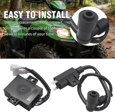 SYOWADA ملف الإشعال CDI Box مجموعة قابس الإشعال، بديل لـ Kawasaki Bayou 220 1988-1995، متوافق مع الموديلات 21121-1160، 21119-1457 in Kuwait