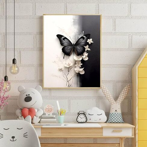 Hestarcul Paint by Numbers Kits for Adults,ButterflyEasy Adult Painting by Number on Canvas for Beginner,Animal DIY Watercolor Painting for Gift Home Decor Relax. in Saudi Arabia