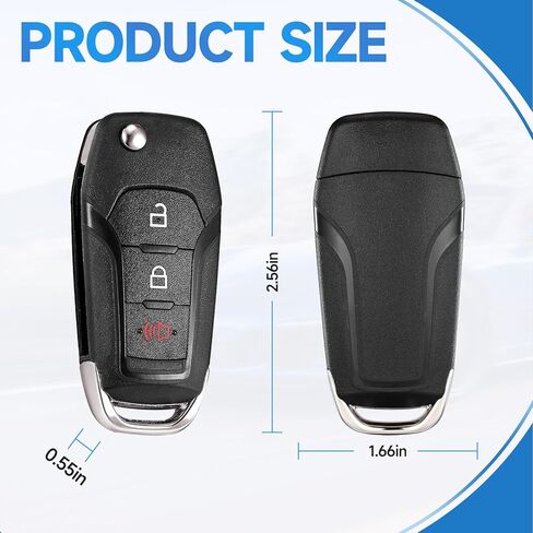 2 Pcs Smart Key Fob Replacement Remote fits forFord F-150 2015-2022 F-250/F-350/F-450/F-550 2017-2022 Explorer 2016-2022 Ranger 2019-2022 Ecosport Bronco Car Keyless Entry Remote N5F-A08TAA 315Mhz 49 in Saudi Arabia