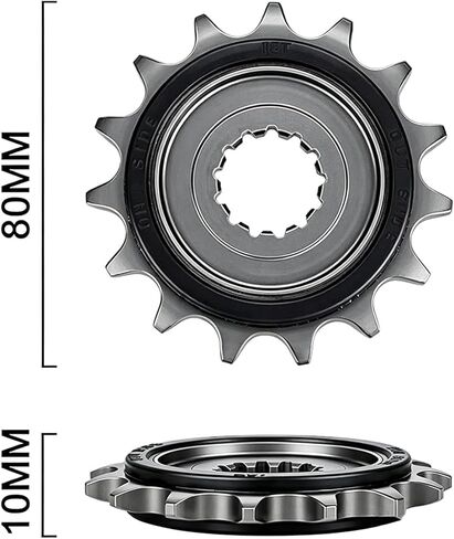 15T Ibex 450 Motorcycle Front Sprocket, Cushioned Countershaft Chain Wheel, Silent Durable Rubber Tooth Fly Wheel Pinion, for CFMOTO IBEX450/450SS/450NK/675SS/675NK,450SS Accessories in Saudi Arabia