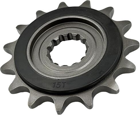 15T Ibex 450 Motorcycle Front Sprocket, Cushioned Countershaft Chain Wheel, Silent Durable Rubber Tooth Fly Wheel Pinion, for CFMOTO IBEX450/450SS/450NK/675SS/675NK,450SS Accessories in Saudi Arabia