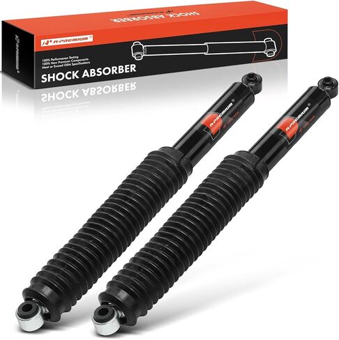 A-Premium Front Shocks Compatible with [4WD] Ford F-250 Super Duty 1999-2004, F-350 Super Duty 1999-2004 - 2x Replacement Suspension Shock Absorber Strut in Kuwait