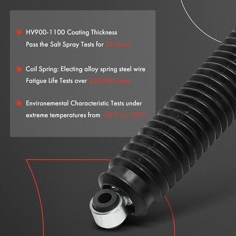 A-Premium Front Shocks Compatible with [4WD] Ford F-250 Super Duty 1999-2004, F-350 Super Duty 1999-2004 - 2x Replacement Suspension Shock Absorber Strut in Kuwait