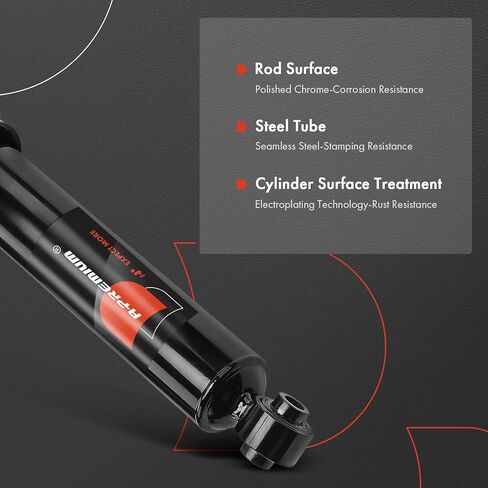 A-Premium Front Shocks Compatible with [4WD] Ford F-250 Super Duty 1999-2004, F-350 Super Duty 1999-2004 - 2x Replacement Suspension Shock Absorber Strut in Kuwait