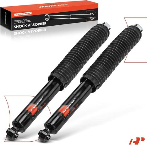 A-Premium Front Shocks Compatible with [4WD] Ford F-250 Super Duty 1999-2004, F-350 Super Duty 1999-2004 - 2x Replacement Suspension Shock Absorber Strut in Kuwait