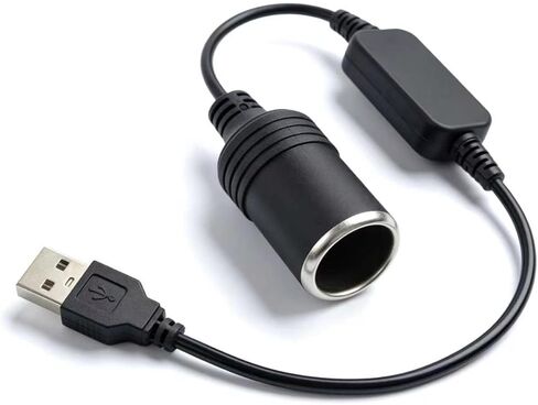 1.20Ft USB to Cigarette Lighter Adapter,Plug & Play USB to 12V Adapter for Car Recorder,GPS,Dash Camera,Universal USBs to 12V Cigarette Lighter Adapters Car Accessories in Saudi Arabia