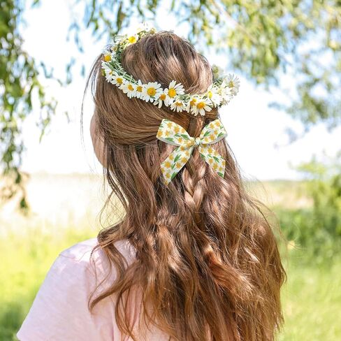 Spring Floral Grosgrain Ribbon Set, 7/8 Inch x 15 Yards, Tulip Daffodil Crocus Patterns for DIY Hair Bows, Easter Crafts, Mother's Day Gift Wrapping in Saudi Arabia