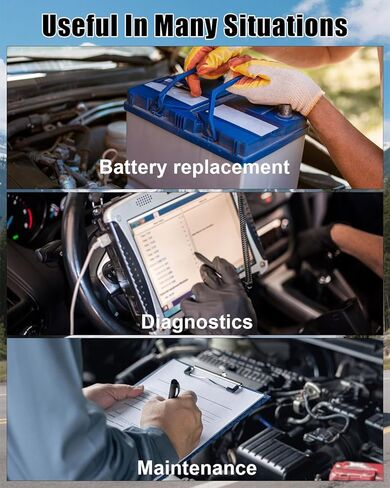 موفر ذاكرة السيارة موصل obd ll مناسب لجميع واجهة obd ll ذات 16 سنًا، طاقة مزدوجة 9 فولت تعمل بالبطارية ومحول 110 فولت in Kuwait