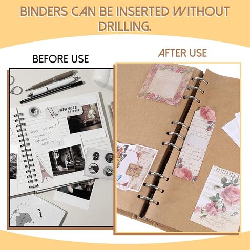 150 PCS Hole Reinforcement Stickers, Clear Binder Sheet Converter Sticker, Self-Adhesive Hole Punch Reinforcement Stickers Punched Page Binder Refill Insert for Notebooks Planner Scrapbooking in Kuwait