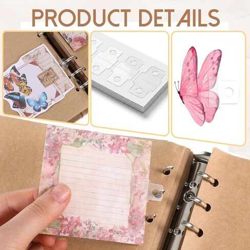 150 PCS Hole Reinforcement Stickers, Clear Binder Sheet Converter Sticker, Self-Adhesive Hole Punch Reinforcement Stickers Punched Page Binder Refill Insert for Notebooks Planner Scrapbooking in Kuwait