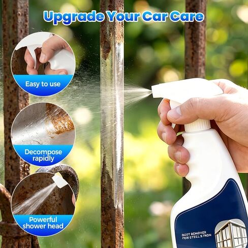 Rust Remover Spray for Metal, Heavy Duty Cleaner, Fast Acting, for Stainless Steel and Automotive Parts, 1 Pack (1) in Saudi Arabia