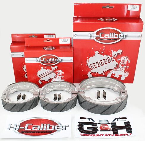 WATER GROOVED FRONT & REAR BRAKE SHOES +SPRINGS For the Honda TRX 90 90X 90EX Sportrax TRX 125 Fourtrax ATVs in Kuwait