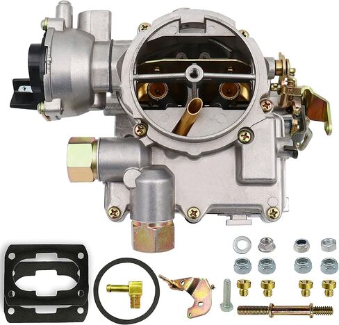 المكربن ​​البحري 2 برميل كارب لمحركات Mercruiser 4.3L 4 CYL Mercarb مع وصلات طويلة وحشيات خنق كهربائي، استبدال 3310-864940A01 in Kuwait