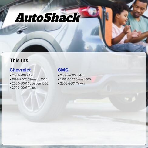 دوارات الفرامل الأمامية والخلفية من AutoShack، وسادات وفرجار ممتازة لسيارة شيفروليه وجي إم سي، سيلفرادو 1500 1999-2002 سييرا 1500 1999-2002 تاهو 2000-2001 أسترو 2003-2005، AWD RWD 4WD V6 4.3L V8 4.8L 5.3L 6.0L in Kuwait