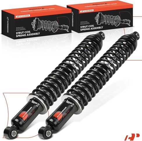A-Premium Rear Towing Shocks Compatible with Jeep Grand Cherokee 1999-2004, WJ Series - 2x Replacement Suspension Load Adjusting Shock Absorber Strut in Kuwait