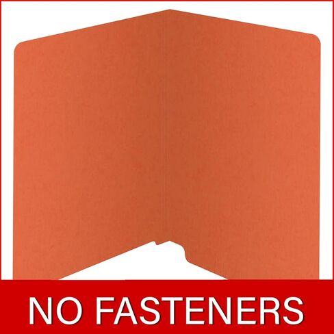 Ecom Folders End Tab File Folders | Letter Size 11 Pt Reinforced 2 Ply Tabs | Expandable Shelf Filing Organizer for Doctors Records, Patient Filing, & Office Documents | Orange, Box of 100 in Kuwait