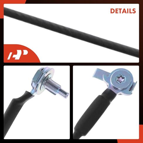 A-Premium Tailgate Support Cable Compatible with Jeep JT Series Gladiator 2020 2021 2022 2023 2024, 19.09 Inch, Rear Tailgate Driver and Passenger Side, 2-PC Set, Replace# 68335661AA, 68335661AB in Saudi Arabia