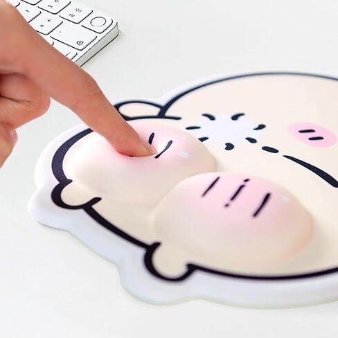 3D Cartoon Mouse Pad with Wrist Rest, Raised Buttocks Ergonomic Mousepad Funny Gift, Desktop Computer Laptop Gaming Mouse Pad with Wrist Support for Office/Home/School/Business/Internet Cafe (#A6) in Saudi Arabia