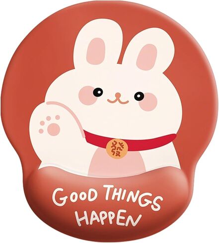 3D Cartoon Mouse Pad with Wrist Rest, Raised Buttocks Ergonomic Mousepad Funny Gift, Desktop Computer Laptop Gaming Mouse Pad with Wrist Support for Office/Home/School/Business/Internet Cafe (#A6) in Saudi Arabia