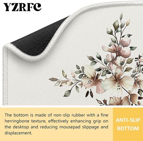 Floral Christian Mouse Pad, Christian Gifts for Women, Flower Bible Verse Scripture Cross Mouse Pads for Wireless Mouses Computers Laptop Desk Mat, 9.5x8 Inch in Kuwait