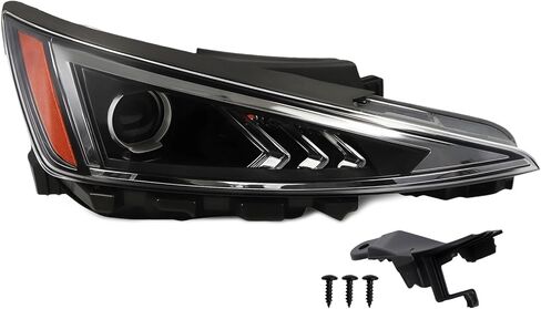 Halogen Right Headlight Compatible with El-antra 2019-2020 W/Bulb Headlamp Passenger Side Front Light 92102F3500 HY2503233 in Kuwait