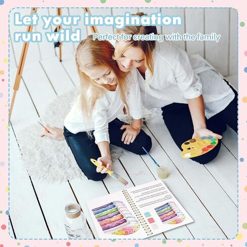 Candy Machine Watercolor Workbook,Water Coloring Book with Designs on Premium Paper,12 Beginner Friendly Sketched Illustrations,Perfect for Gifting to Spark Creativity & Joy for Adults in Kuwait