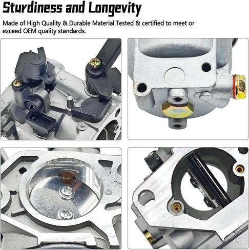 NAJING Carburetor Kit Fit for Generac Centurion Jingke Huayi Kinzo Ruixing Xieli, Replaces 0J58620157 0G8442A111 0G8442A112 0G8442D110 0H9838D100 in Saudi Arabia